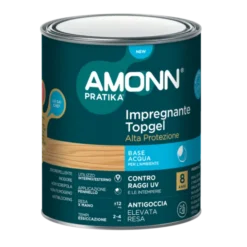 J.f.amonn Impregnante topgel ad acqua 8a castagno 0,750 ml