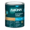 J.f.amonn Impregnante topgel base acqua, impregna, decora e impermeabilizza le superfici di legno, 750 ml noce scuro