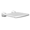 K design Sedile ribaltabile da muro bianco