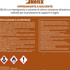 Kelix Impregnante kelix al solvente noce scuro lt 0,75