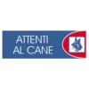 Letterfix Targhe logofix metal blu 6x18attenti al cane n.732