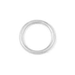 Masidef Anello tondo 5 x 30 mm saldato in acciaio inox a4 - aisi 316 - 2 pezzi