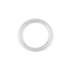 Masidef Anello tondo 4 x 25 mm saldato in acciaio inox a4 - aisi 316 - 4 pezzi