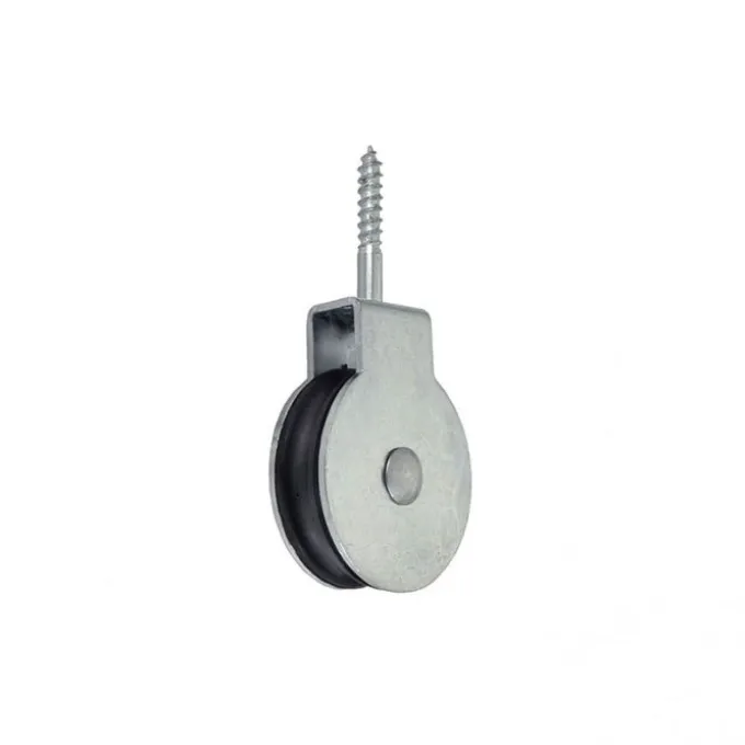 Masidef Carrucola con vite in acciaio zincato e poliammide 50 x 6 mm