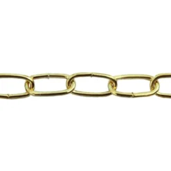 Masidef Catena genovese pretagliata maglia corta Ø 2 mm. in acciaio ottonato 2,5 mt