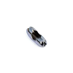 Masidef Giunzione a bastoncino per catenella a pallini da Ø 3,6 mm, nichelato - 10 pz.