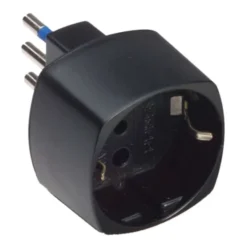 Master Adattatore schuko 10a+t, colore nero