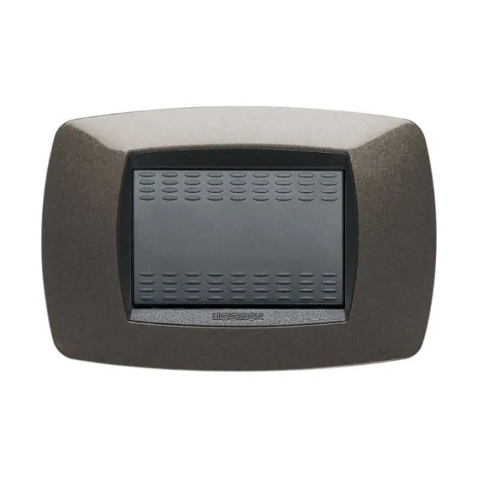 Master Modo placca 3 posti grigio antracite