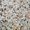 Mattonella in graniglia di marmo, grigio color mix, 40x40xh.3,8 cm