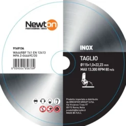 Mayota Disco da taglio 115x1.0x22.23 per acciaio inox t41