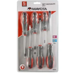 Mayota Set cacciaviti 6 pz taglio/phillips
