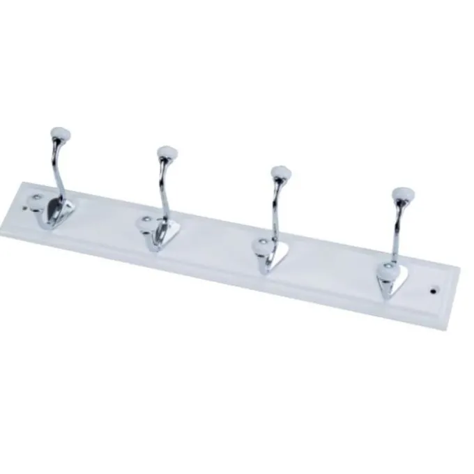 Metaldecor Ass.legno bianco 4 ganci zama-l.460x95x95mm.