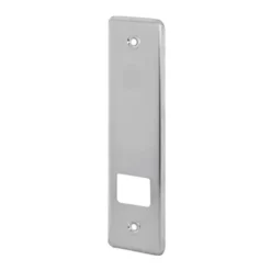 Metaldecor Placca grigio argento 145 mm