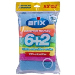 Panno multiuso in microfibra arix multipack