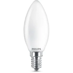 Philips lighting Led candela vetro 25w e14 2700k non dim