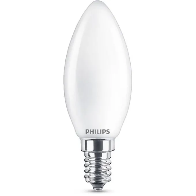 Philips lighting Led candela vetro 25w e14 2700k non dim