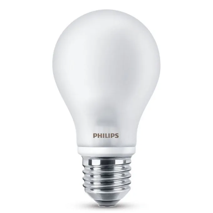 Philips lighting Led goccia in vetro 60w e27 4000k non dim