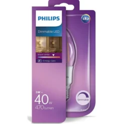 Philips lighting Led oliva classic e14 40w 2700non dimmerabile