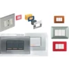 Placca 4 moduli matix gold
