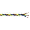 Polypool Treccia di 3 cavi 1x1,5 mm², 5 mt, b/m/gv