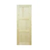 Porta scorrevole in abete grezzo rev.210x70 cm