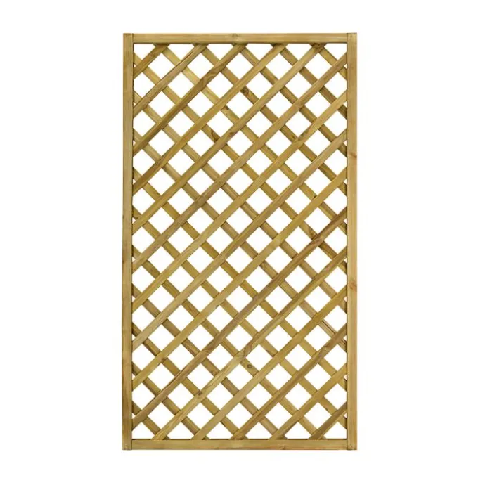 Prafor Grigliato in legno di conifera impregnato, foro 12x12 cm, 90x180 cm