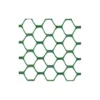 Prafor Rete esagonale, 1x5 mt, maglia 15x15 mm, colore verde