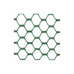 Prafor Rete esagonale, 1x10 mt, maglia 15x15 mm, colore verde
