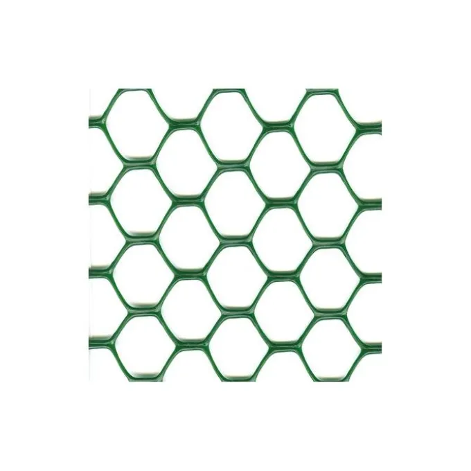 Prafor Rete esagonale, 1x10 mt, maglia 15x15 mm, colore verde