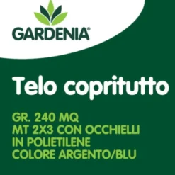 Prafor Telo occhiellato in polietilene 90gr/mq, 2x3 mt