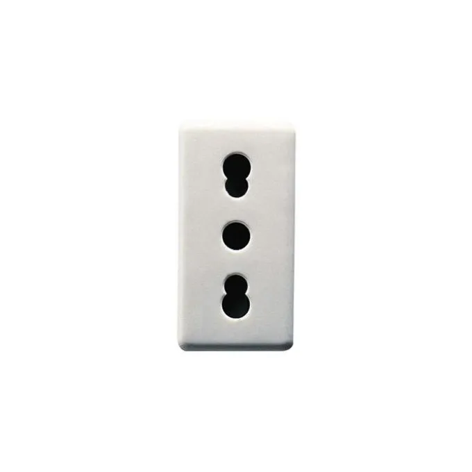 Presa gewiss 2p+t 16a biv.st.ita., con schuko, sy7wt