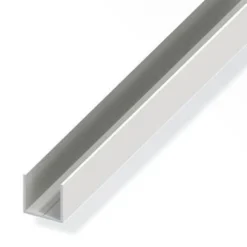 Profilo a u quad 11.5x1.5 pvc bco 2.5mt