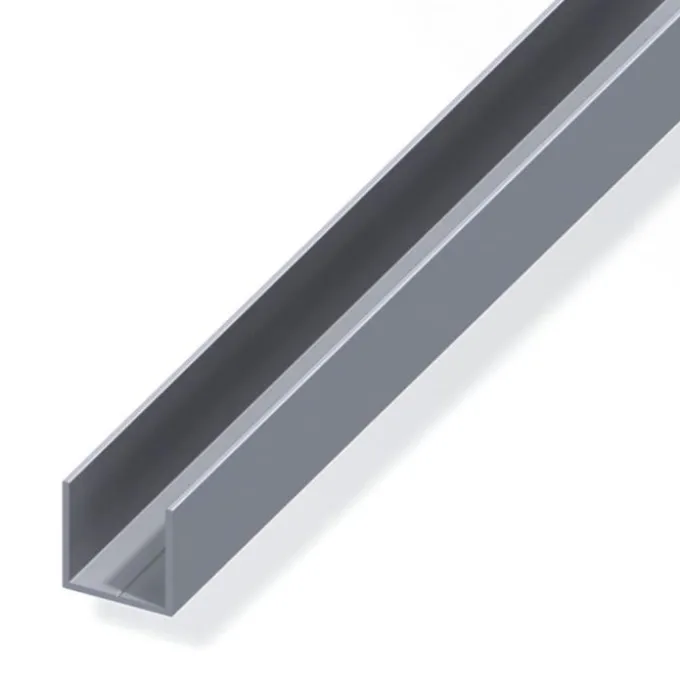 Profilo a u 23.5x1.5 allum nat 2.5 mt