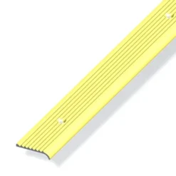 Profilo di chiusura 25x6 alluminio ottone 1 metro