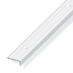Profilo di chiusura 25x10 alluminio argento 2 m