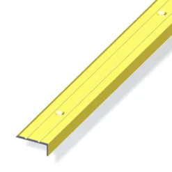 Profilo di chiusura 25x10 alluminio ottone 2 metri
