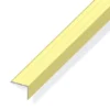 Profilo di chiusura 25x8 alluminio ottone 1 metro