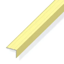 Profilo di chiusura 25x8 alluminio ottone 1 metro