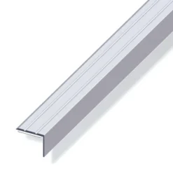 Profilo di chiusura 25x8 alluminio argento 1 metro