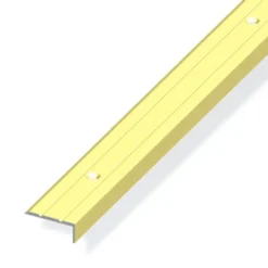 Profilo di chiusura 25x10 alluminio ottone 1 metro