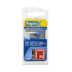 Rapid Graffe a filo fine n°53 con punte da 6 mm, confezione 1080 pz