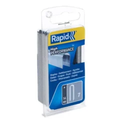 Rapid Graffe tonde a filo piatto n°7 da 14 mm, per cavi a bassa tensione, confezione 960 pz