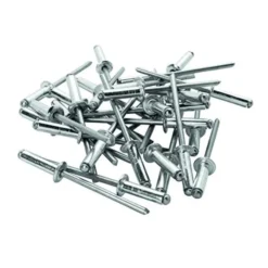 Rapid Rivetti standard alluminio Ø4x8 mm, raggio d'azione 2-5 mm, confezione 100 pz