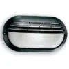 Relco Plafoniera da esterno, ovale, 60 w, nera