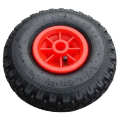 Rocarr Ruota sc.pneum.flangia nylon batt. scolpito d.260