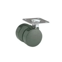 Rocarr Supporto a piastra girevole con ruota gemellata Ø37 mm