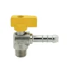 Rubinetto portagomma gas squadra cr 1/2