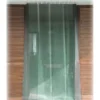 Sangiorgio Tenda zanzariera frangisole, per porte, tessuto in poliestere 100%, puÒ essere rimossa facilmente, non si scolora ai raggi del sole, cm 150xh.250, incluso anelli con ganci, rinforzo in pvc e piombini, colore verde