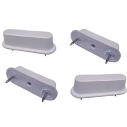 Saniplast Set paracolpi chiodati h15 mm 4rett+2tondi