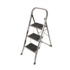 Sgabello in acciaio, 3 gradini